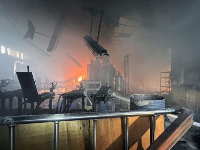 臺(tái)南塑料工廠火警