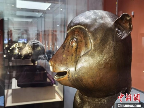 中國保利集團(tuán)于2000年購得的猴首。胡健 攝.jpeg