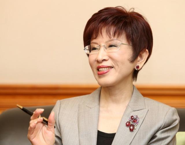 國(guó)民黨前主席洪秀柱。（圖源：臺(tái)灣《聯(lián)合報(bào)》）