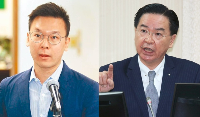 國安會正副秘書長由吳釗燮（右）、林飛帆（左）出任