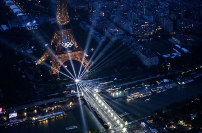 巴黎奧運(yùn)會 | 高空視角回顧開幕式時(shí)的巴黎