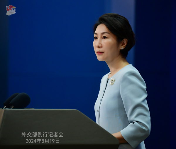 外交部發(fā)言人毛寧。（圖源：外交部網(wǎng)站）