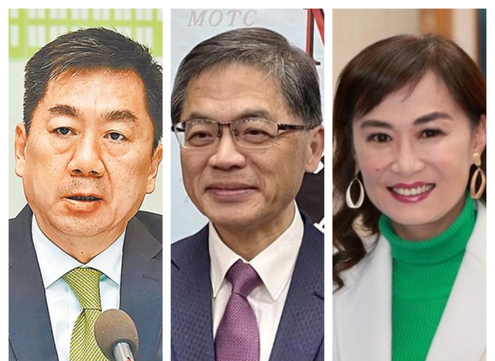 陳宗彥(左起)涉貪被起訴，李孟諺婚外情曝光請(qǐng)辭，林宜瑾成為第3位中箭的“臺(tái)南幫”人馬