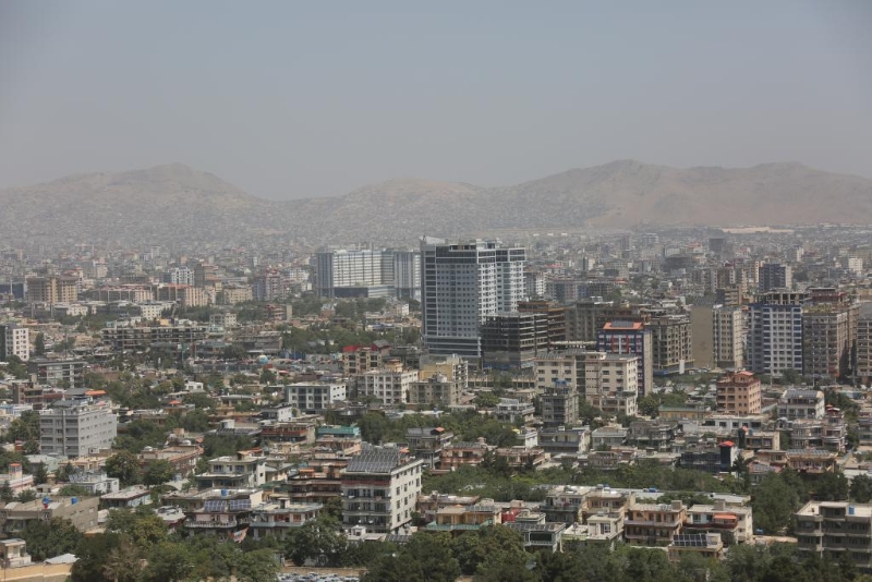 這是8月14日拍攝的阿富汗首都喀布爾。（圖源：新華社）