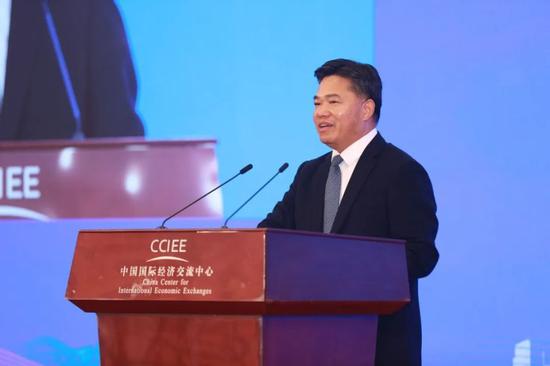商務(wù)部副部長盛秋平。中國國際經(jīng)濟(jì)交流中心 供圖