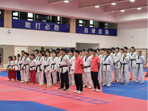 兩岸青少年相聚天津靜海開展跆拳道交流